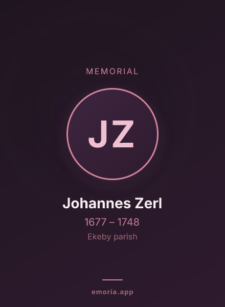 Memorial portrait of Johannes Zerl