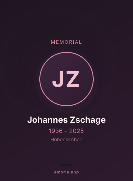 Memorial portrait of Johannes Zschage
