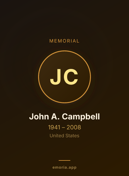 Memorial portrait of John A. Campbell