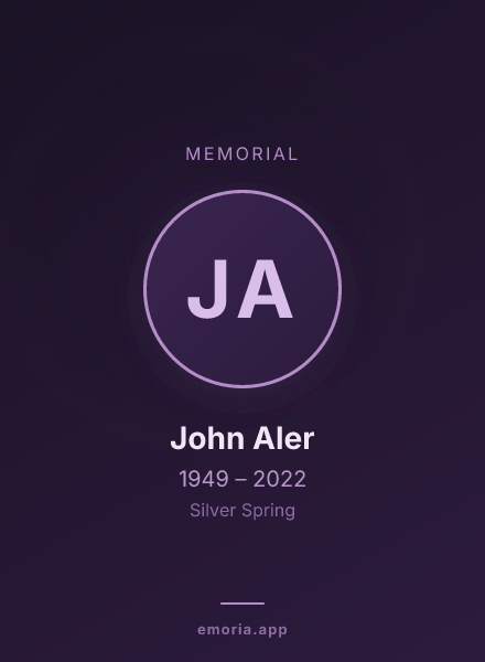 Memorial portrait of John Aler