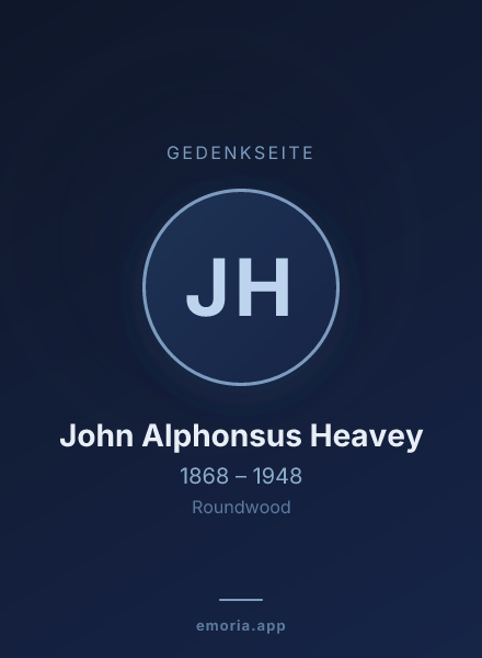 Gedenkportrait von John Alphonsus Heavey