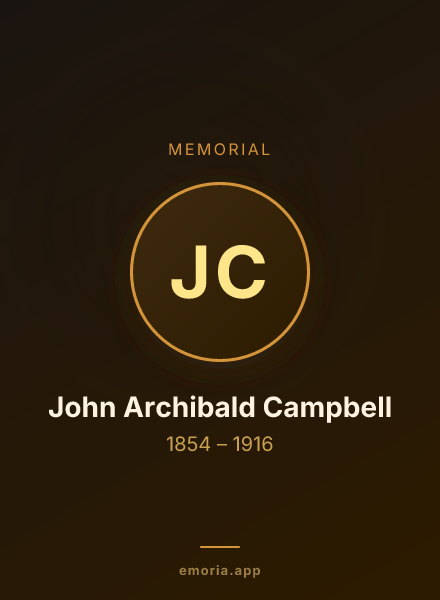 Memorial portrait of John Archibald Campbell