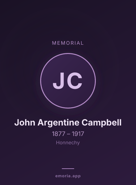 Memorial portrait of John Argentine Campbell