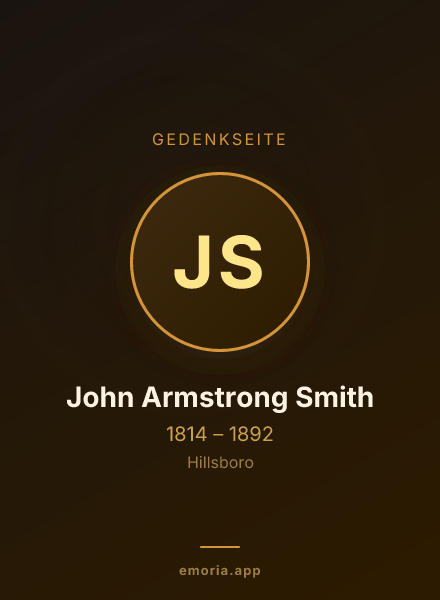 Gedenkportrait von John Armstrong Smith