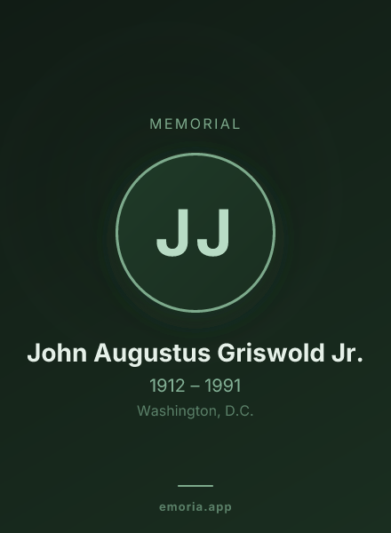 Memorial portrait of John Augustus Griswold Jr.