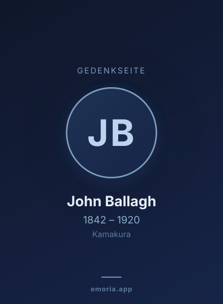 Gedenkportrait von John Ballagh