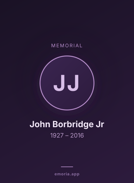 Memorial portrait of John Borbridge Jr