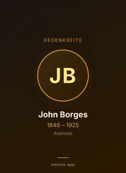 Gedenkportrait von John Borges