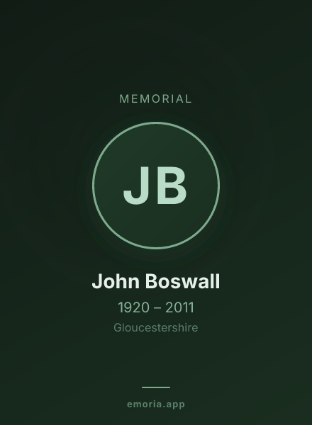 Memorial portrait of John Boswall