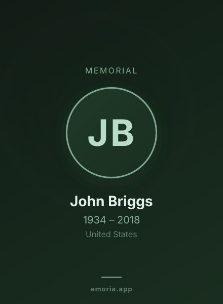 Memorial portrait of John Briggs