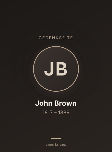 Gedenkportrait von John Brown