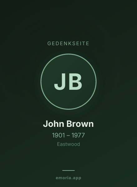 Gedenkportrait von John Brown