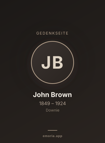 Gedenkportrait von John Brown
