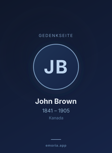 Gedenkportrait von John Brown