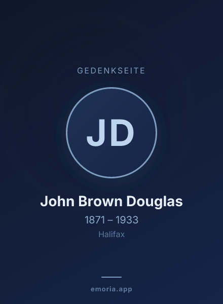 Gedenkportrait von John Brown Douglas