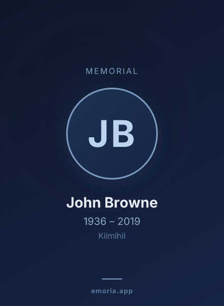 Memorial portrait of John Browne