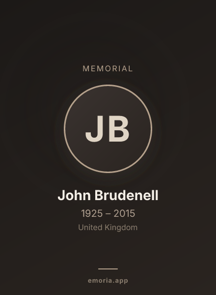 Memorial portrait of John Brudenell