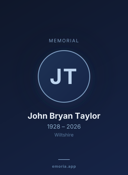 Memorial portrait of John Bryan Taylor