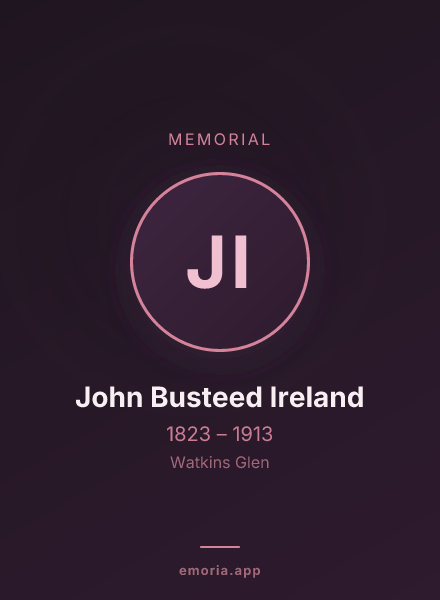 Memorial portrait of John Busteed Ireland