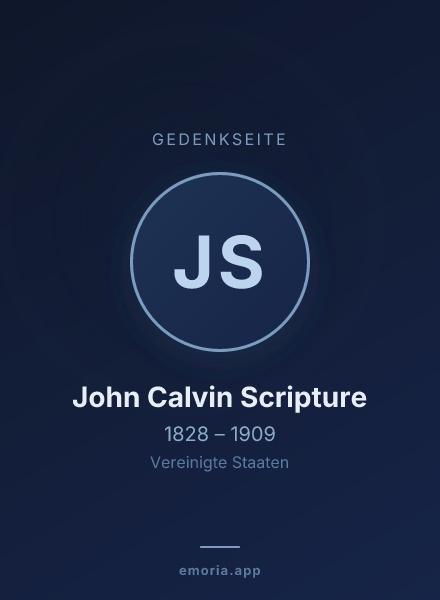 Gedenkportrait von John Calvin Scripture