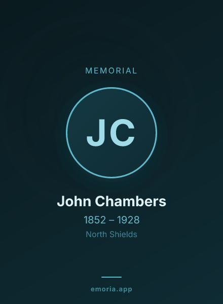 Memorial portrait of John Chambers