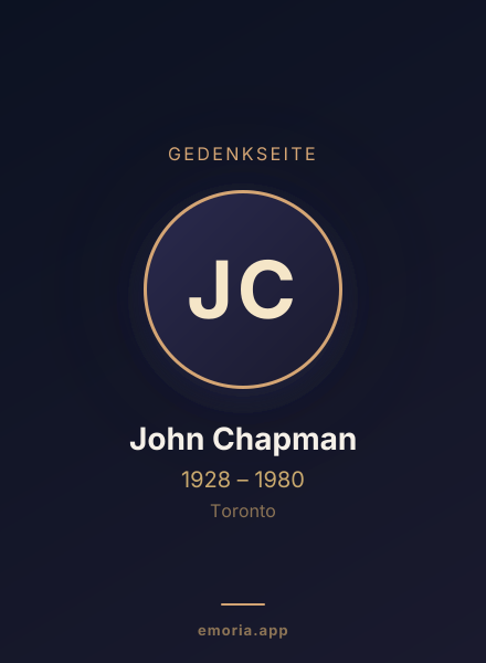 Gedenkportrait von John Chapman