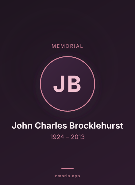 Memorial portrait of John Charles Brocklehurst