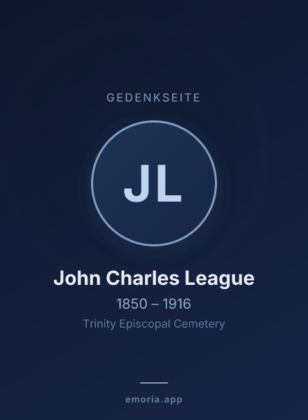 Gedenkportrait von John Charles League
