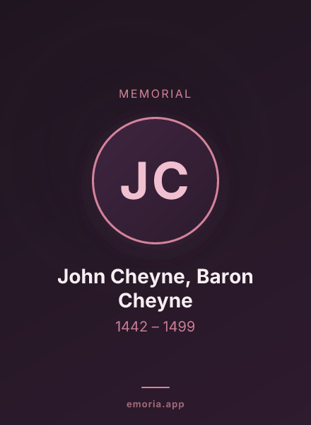 Memorial portrait of John Cheyne, Baron Cheyne