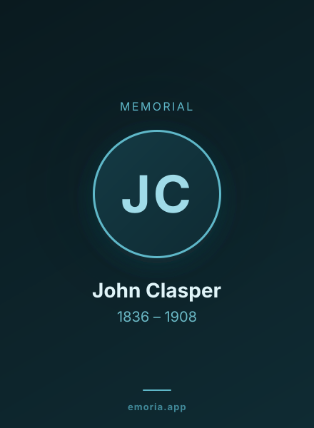 Memorial portrait of John Clasper