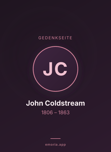 Gedenkportrait von John Coldstream