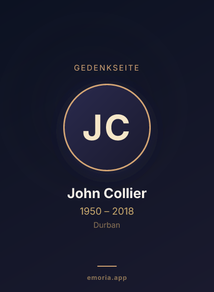 Gedenkportrait von John Collier