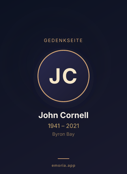 Gedenkportrait von John Cornell