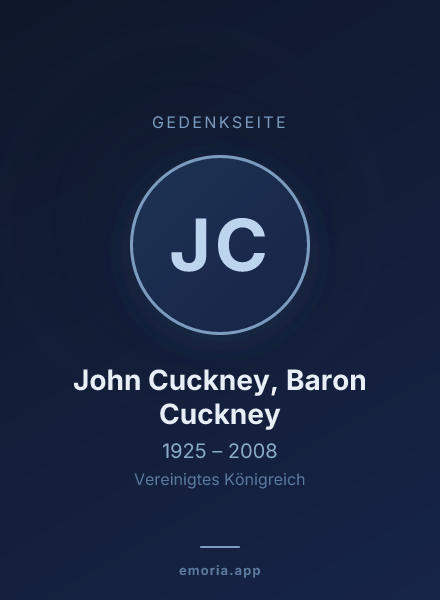 Gedenkportrait von John Cuckney, Baron Cuckney
