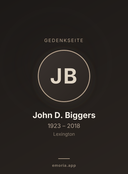 Gedenkportrait von John D. Biggers