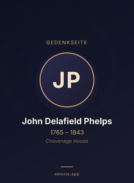 Gedenkportrait von John Delafield Phelps