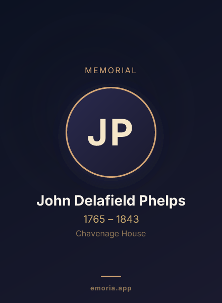 Memorial portrait of John Delafield Phelps