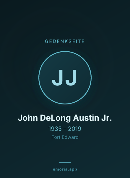 Gedenkportrait von John DeLong Austin Jr.