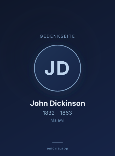 Gedenkportrait von John Dickinson