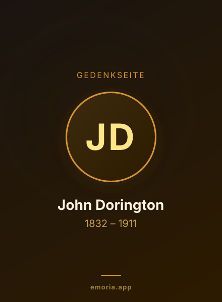 Gedenkportrait von John Dorington