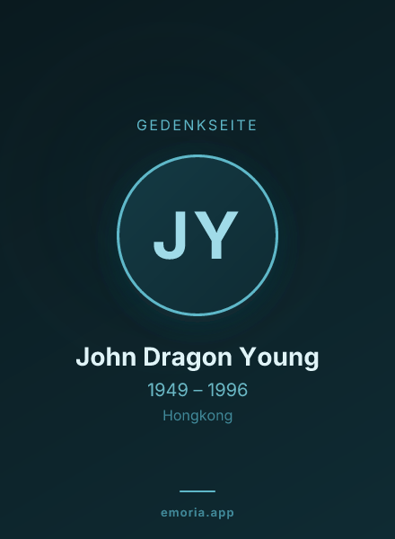 Gedenkportrait von John Dragon Young