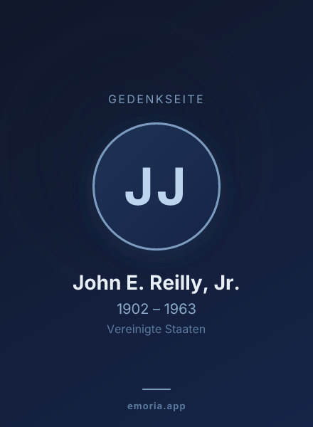 Gedenkportrait von John E. Reilly, Jr.