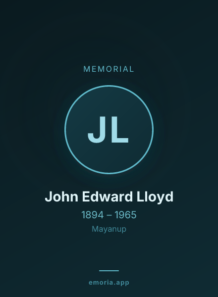 Memorial portrait of John Edward Lloyd
