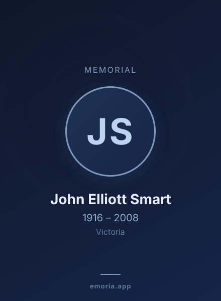 Memorial portrait of John Elliott Smart