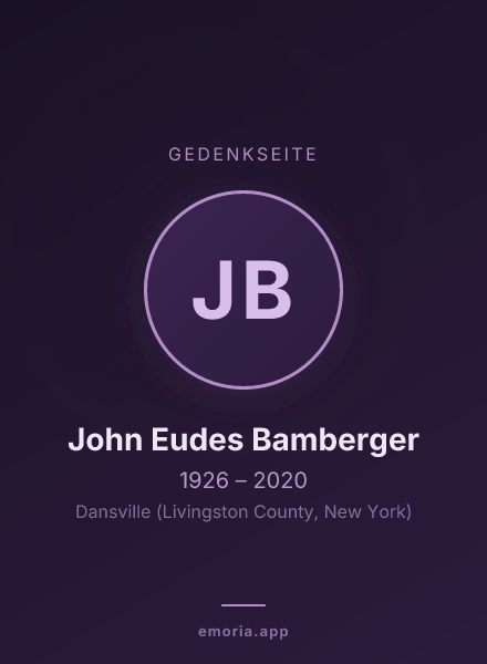 Gedenkportrait von John Eudes Bamberger