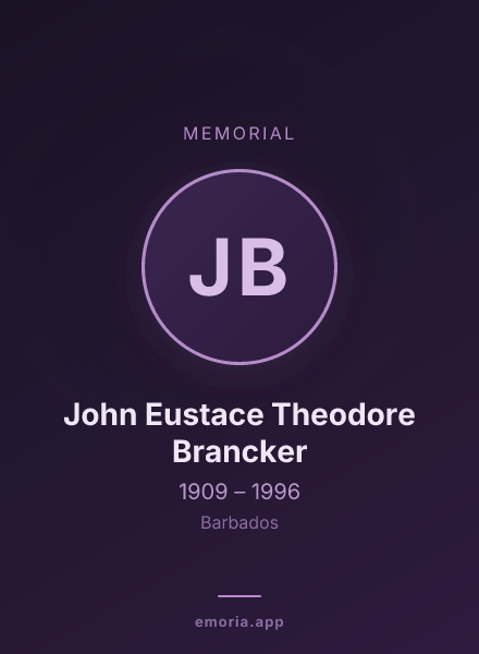 Memorial portrait of John Eustace Theodore Brancker