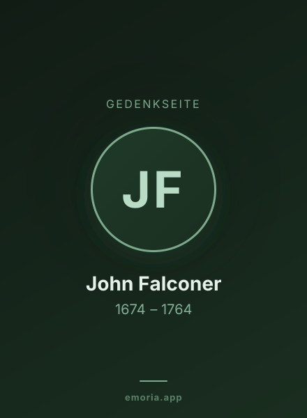 Gedenkportrait von John Falconer