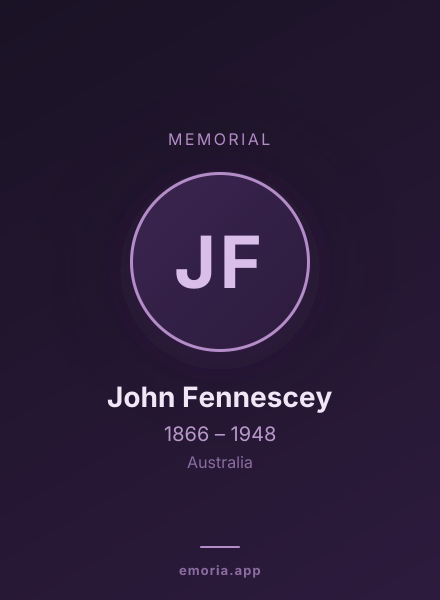 Memorial portrait of John Fennescey