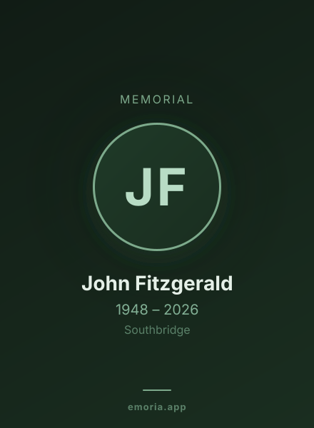 Memorial portrait of John Fitzgerald