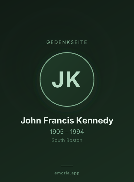 Gedenkportrait von John Francis Kennedy